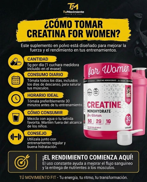 CREATINA PARA MUJERES